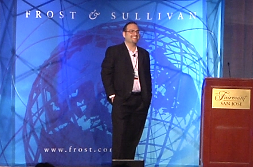 Frost and Sullivan conference screen shot