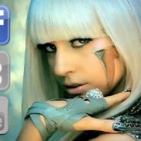 Lady Gaga Faces of Facebook
