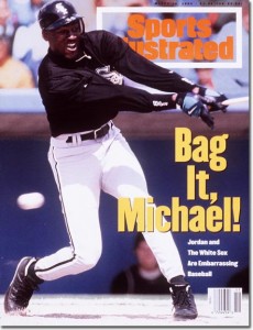 michael jordan plays baseball
